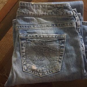 Silver jeans